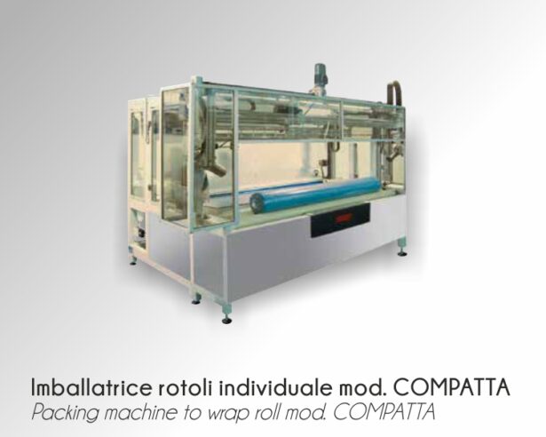 Imballatrice rotoli individuale modello COMPATTA